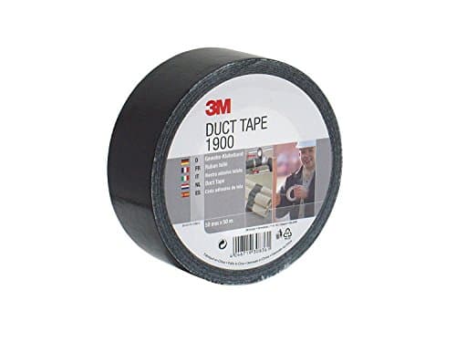 Image of 3M 1900S50 Value Duct Tape, Black, 50 mm