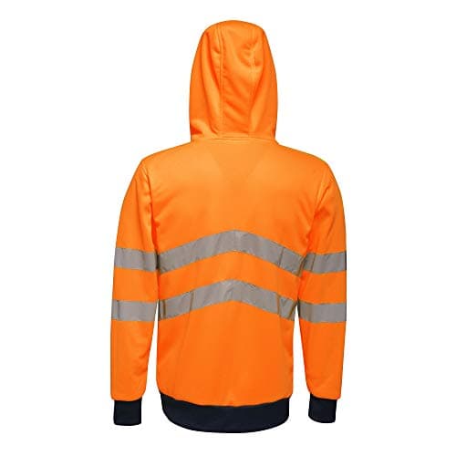 Image of Regatta TRA316MD7BV Tactical Hi-Vis Overhead Bomber, Size Medium, Orange/Grey