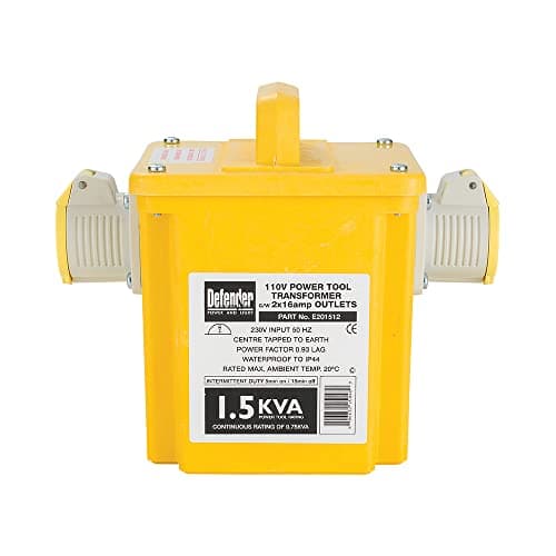 Image of Defender 1.5kVA Transformer 16A 110V 16A (E201512)