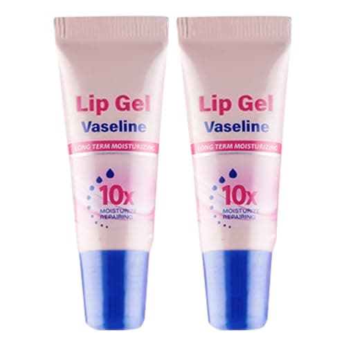 Image of Lip Balm, Moisturising Lip Balm for Dry Lips, Lip Care to Relieve Dry and Brittle Lips, 2 Pack (2 x 10g), Rose Flavour