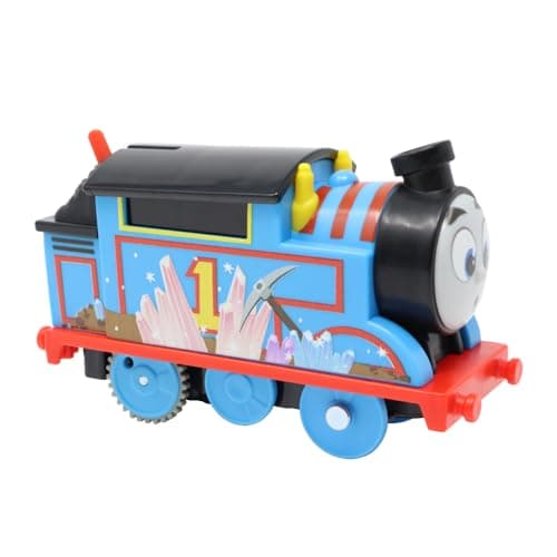 Image of Thomas & Friends Replacement Part for Fisher-Price Crystal Caves & Trains Mega Set HHV21 - Replacement Motorized Blue Thomas The Train Engine