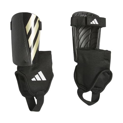 Image of adidas Unisex Kids TIRO SHINGUARD MATCH JUNIOR, Black/Gold Metallic/White, S