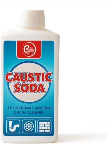 Image of Powerful Drain Cleaner & Unblocker – 1KG Caustic Soda Crystals | Heavy Duty Sink & Pipe Unblocker for Grease, Hair & Organic Waste | Fast-Acting Professional Strength Formula