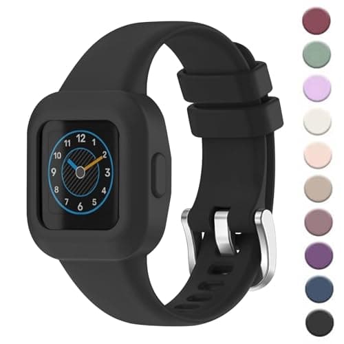 Image of Meliya Strap for Garmin Vivofit JR 3 Kids, Soft Silicone Wristband Replacement Watch Straps for Garmin Vivofit Jr 3, Black