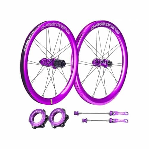 Image of 16 Inch 349 BMX Wheelset Sealed Bearing Disc Brake Quick Release Front Rear Wheels for Folding Bike 8-11 Speed Cassette