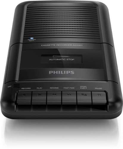 Image of Philips AQ1001/05 Portable Audio Mono Cassette Recorder