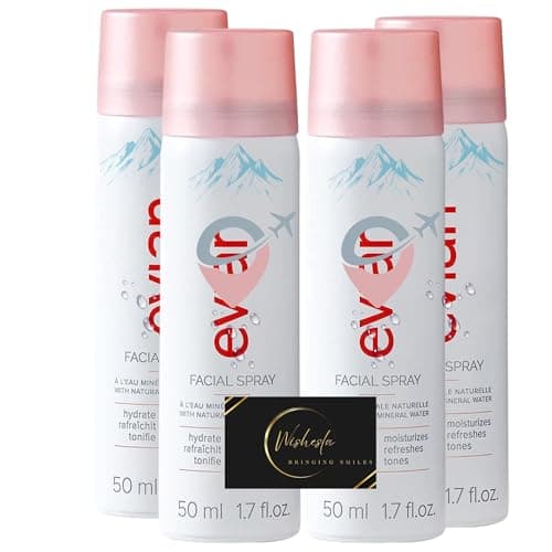 Image of Cooling Spray for Face and Body Bundle - 4 x 50ml - Hydrating Face Mist, Travel Size Cooling Spray for Hot Weather with Wishesla Thank You Card