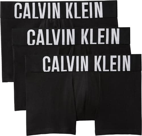 Image of Calvin Klein Men's TRUNK 3PK Trunk, BLACK, M