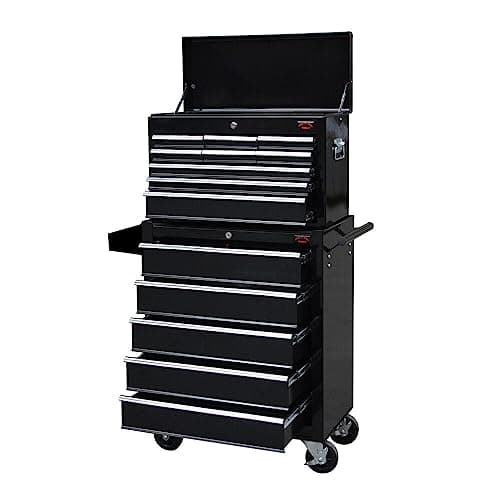Image of Dirty Pro Tools™ X Large Tool Chest TOP Cabinet TOP Box and ROLLCAB Box Mechanics Tool Chest