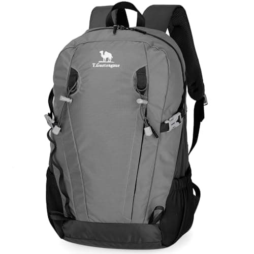 Image of Outplea 30L Hiking backpack for Men Women, Lightweight Waterproof Outdoor Rucksack with Anti-Theft Pocket for Walking Climbing Travel, Grey