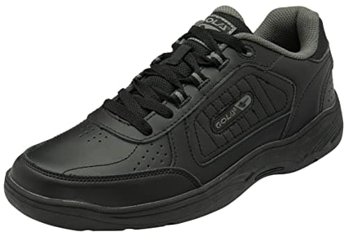 Image of Gola Mens Belmont 2 Lace Walking Shoe, Black, 9 UK Wide