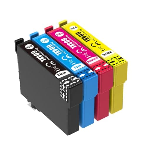 Image of Set of 4 604XL Compatible Ink Cartridges to replace Epson Pineapple 604 ink For Epson XP3200 XP3205 XP4200 XP4205 XP2200 XP2205 WF2910DWF WF2930DWF WF2935DWF WF2950DWF Printers