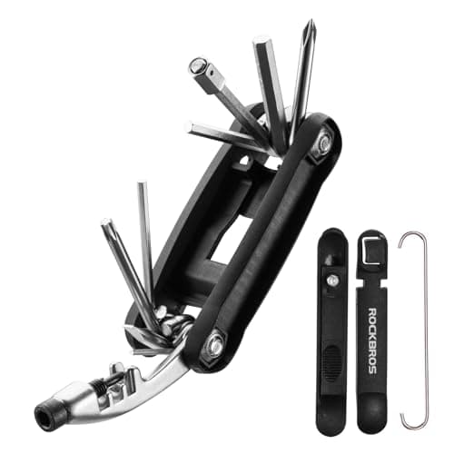 Image of ROCKBROS 12 in 1 Multi-Function Bike Repair Tool Kit Bicycle Multi-Tool Portable Bike Pocket Tool Multifunctional Tool for Road Mountain MTB Bikes