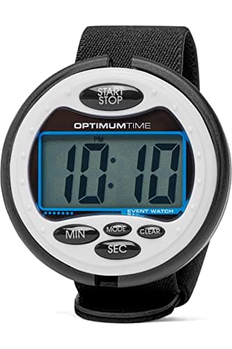 Image of Optimum Time OE Series 3 Equestrian Event Watch - White - Unisex - Countdown from programmable time with alarm at zero