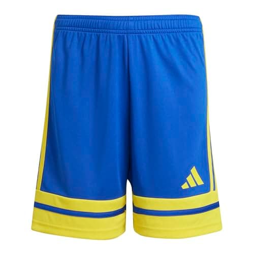 Image of adidas Unisex Kids SQUADRA25 Short Kids, Team Royal Blue/Team Yellow, 9-10 Years