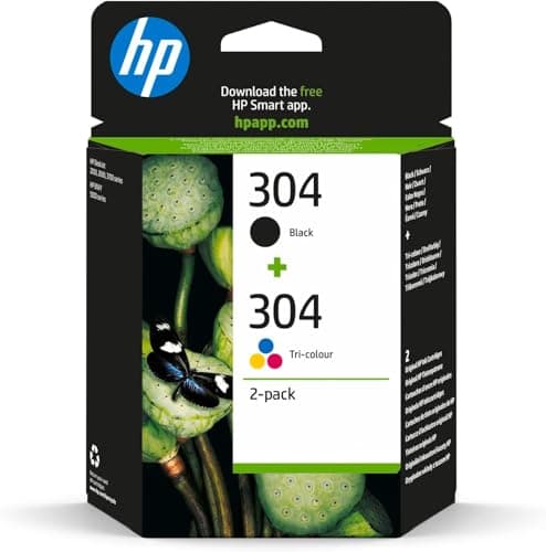 Image of HP 304 Ink Cartridge Multipack - 3JB05AE - Ink For ENVY Envy 5010 5020 5032 5030 5000 & DeskJet 3760 3762 2600 2620 2630 2633 3720 3750 - Recycling Pack Included