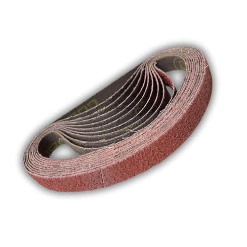 Image of 20 x 520mm 3M 784F Ceramic Sanding Belts // 36+, 60+ & 80+ Grit // Pack of 10 Belts (36+)