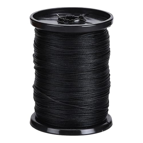 Image of 50M Strong Bonded Nylon Sewing Thread, Black Thread for Sewing, Black Upholstery Thread Heavy Duty Nylon Thread for Braided, Clothesline, Camping, Upholstery, Luggage, Canvas, Leather, Carpet