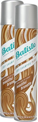Image of Batiste Dry Shampoo Beautiful Brunette with a hint of colour for brunette hair Fresh Hair For All Hair Types Pack of 2 x 200 ml