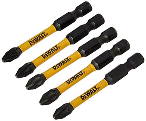 Image of Dewalt DT7391TQZ 50 mm PZ2 IR Torsion Bits (Pack of 5)