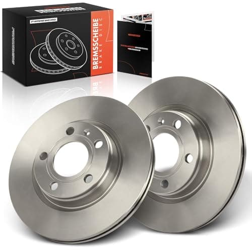 Image of Frankberg Brake Disc Set incl. 2x Discs Front Vented Ø280mm Compatible with A4 8E2 A4 8D2 A4 Avant 8E5 P.a.s.s.a.t Variant 3B5 Replace# 8E0615301P