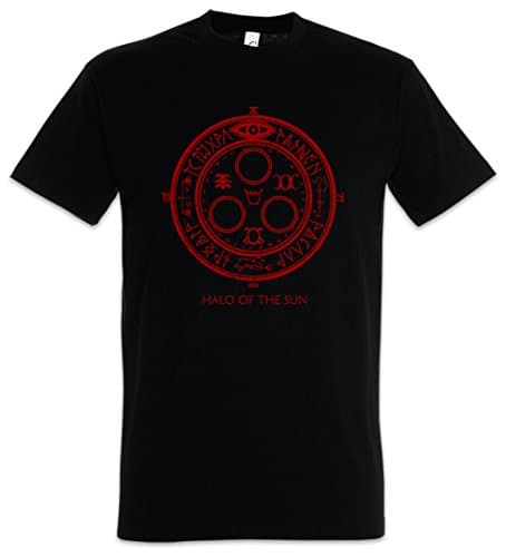 Image of Urban Backwoods Halo of The Sun Logo Men T-Shirt Black Size 5XL
