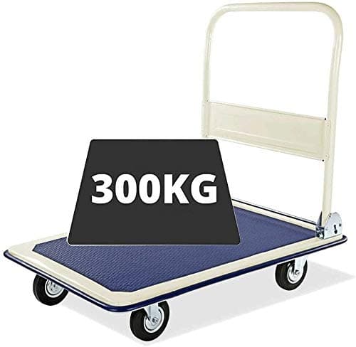 Image of TMZ® 300Kg Heavy Duty Folding Trolley Cart Platform Flat Barrow Sack comfortable