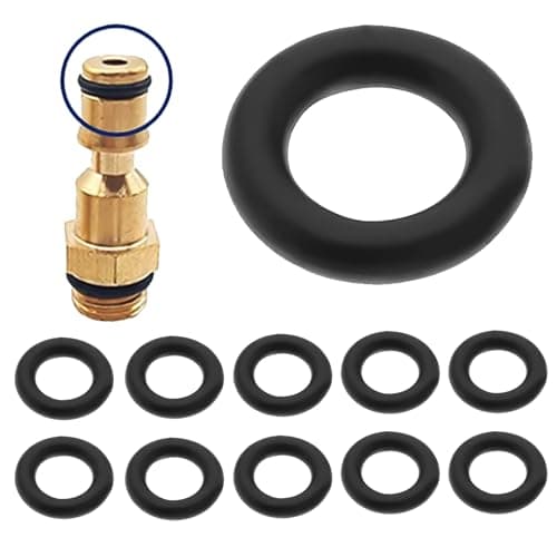 Image of YAZANY 10 Pcs Rubber O-Rings for Pressure Washer, O-Rings Rubbery Assorted Washer Seals Rubber Seals Gaskets for Karcher K2 K3 K4 K5 K7 K4 Eco K7 Eco 9mm OD x 5mm ID