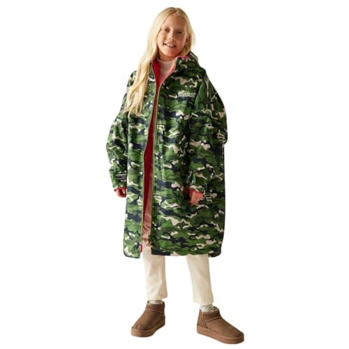 Image of Regatta Unisex Kids Waterproof Changing Robe Oversized Fleece Lined Windproof