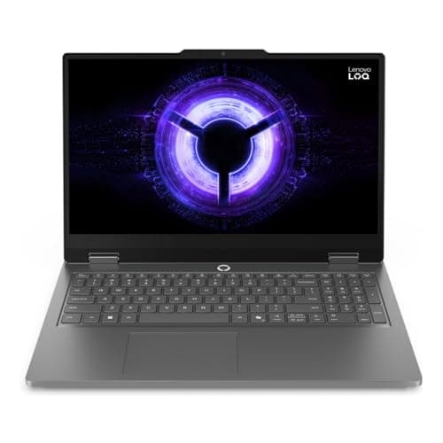 Image of Lenovo LOQ Essential 15IRX11 Gaming Laptop – Intel Core i5-13450HX, 15.6" FHD 144Hz IPS Display, NVIDIA GeForce RTX 5050 ,16GB DDR5 RAM, 512GB SSD, Windows 11 -Grey- 83SC000GUK (Renewed)