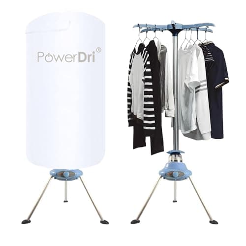 Image of Electric Clothes Dryer 15kg Indoor Wet Laundry Warm Air Drying PowerDri (White)