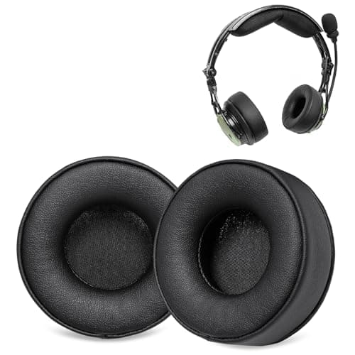 Image of Voarmaks Ear Pads Cushion Compatible with David Clark DC PRO-X2, DC PRO-X Aviation Headsets, Including Thicker & Softer Leatherette Ear Seals