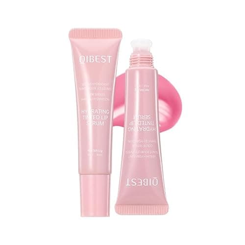 Image of Cherry Blossom Hydrating Tinted Lip Serum, Moisturizing & Nourishing Lip Oil, Jelly Liquid Lipsticks Lip Tint Lip Glaze (# 01)