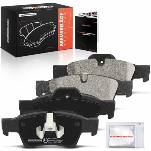 Image of Frankberg Brake Pad Set incl. 4x Pads Rear Compatible with R-Class V251 W251 M-Class W164 G-Class W463 GL-Class X164 Replace# 0044205220,1644201520
