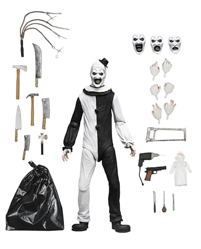 Image of NECA Official - Terrifier - Ultimate Art the Clown 7" Scale Action Figure