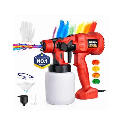 Image of LOZLTX Pro Paint Sprayer【3s Clean-0 Clogs】【38000RPM Highest Efficiency】Paint Sprayer for Walls and Ceilingswith Multi-Purpose Nozzle for Any Surface, DIY Projects Pray Gun
