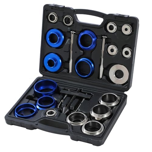 Image of KATSU Tools 24-Piece Universal Camshaft Crankshaft Crank Bearing Oil Seal Remover Installer Removal Tool Puller Set 449831