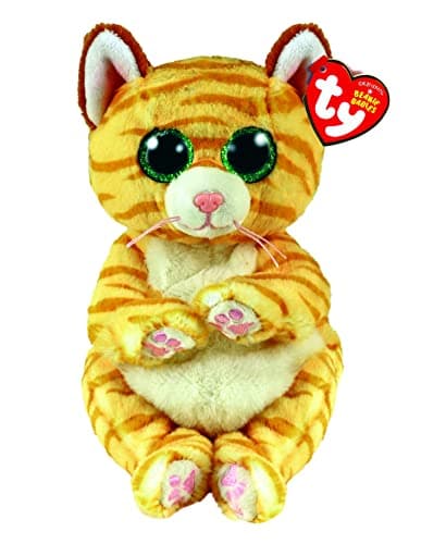 Image of TY Toys Beanie Baby Stripey Cat Mango - 15 CM, Brown (2009304)