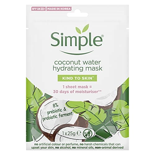 Image of Simple Kind to Skin Hydrating Coconut Water Sheet Mask 1 pc