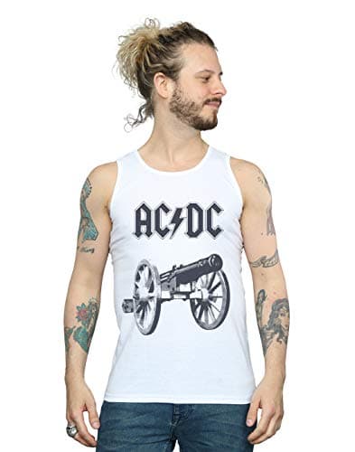 Image of AC/DC Men's for Those About to Rock Vest White Large