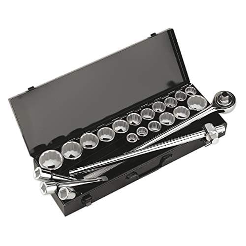 Image of Sealey Ak259/Crv Socket Set 22Pc 3/4Sq Drive 12Pt Walldrive - Duometric