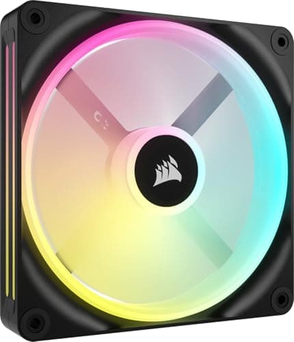 Image of Corsair iCUE LINK QX140 RGB 140mm Magnetic Dome RGB Single Fan - Black