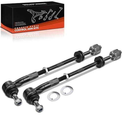 Image of Frankberg 2 x Tie Rod End and Tie Rod Front Left Right Compatible with A3 8L1 1.6L-1.9L 1996-2003 Golf IV Variant 1J5 1.4L-2.8L 1999-2006 Replace# 1J0422803B