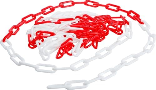 Image of BGS Diy 80809 | Barrier Chain | Red and White | Plastic | 5 m