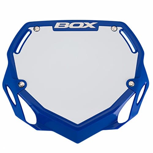 Image of BOX Phase 1 number plate small blue