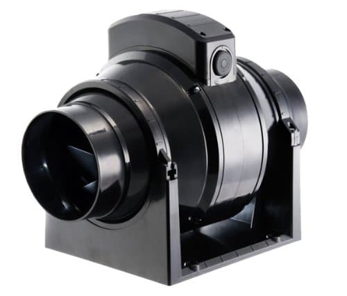 Image of Manrose Mixed Flow Ind Inline Duct Fan Standard Timer 3 Speed Extractor