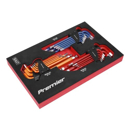Image of Sealey Premier Master Allen Key Hex Wrench Set, 27 pcs - AK7179