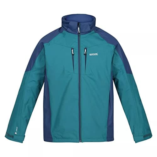 Image of Regatta Men's Winter Calderdale Jackets Waterproof Insulated, PacifG/Admrl, XXL UK