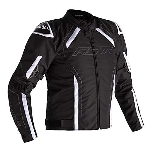 Image of RST S-1 Motorcycle Textile Jacket, black/white, S