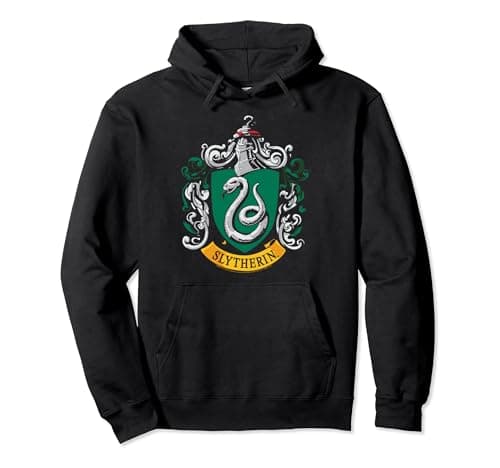 Image of Harry Potter Slytherin House Crest Pullover Hoodie